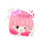 ピンク！桃少女のかわいい日々（個別スタンプ：38）