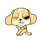 色々な表情のコミカルな犬のキャラクター（個別スタンプ：31）