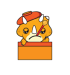 かわいい恐竜パック（個別スタンプ：14）