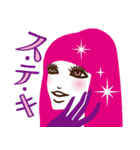 カラフルガールズリアクション！（個別スタンプ：4）