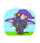 黒猫の魔法使い クロニャ（個別スタンプ：3）