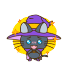黒猫の魔法使い クロニャ（個別スタンプ：13）