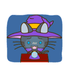 黒猫の魔法使い クロニャ（個別スタンプ：37）
