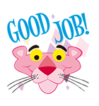 ピンクパンサー（個別スタンプ：6）