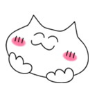 幸せの白猫（個別スタンプ：11）
