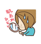 ツキイチしのぶちゃん（個別スタンプ：8）