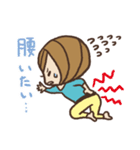 ツキイチしのぶちゃん（個別スタンプ：15）