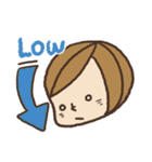 ツキイチしのぶちゃん（個別スタンプ：21）