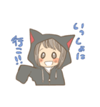 猫パーカー（個別スタンプ：36）