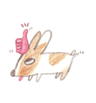 Toast, the lovely Corgi！（個別スタンプ：8）