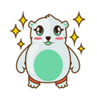 キュートな白熊のハク（個別スタンプ：35）