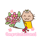 にゃんたくんのお祝いスタンプ（個別スタンプ：1）