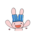 うさぎのぬいぐるみスタンプ（個別スタンプ：32）