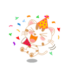 三毛ねこの日常 第2弾！ (会話文字入り)（個別スタンプ：32）