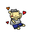 とある日のクマ。（個別スタンプ：17）