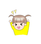 わんことおんなのこのいろいろ（個別スタンプ：21）