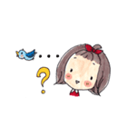 かーこのほっこりイラスト(女の子と犬猫編)（個別スタンプ：8）