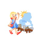 夢見るナンシーと青い鳥（個別スタンプ：37）