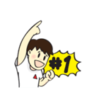 サッカー選手 - #10 (日本語)（個別スタンプ：35）