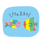おさかなわーるど（個別スタンプ：1）