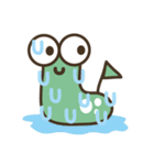 いもむし君とかわいい幾何学模様（個別スタンプ：25）