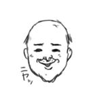 水墨顔（個別スタンプ：3）
