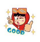 RED PACO ( Kung Fu style )（個別スタンプ：8）