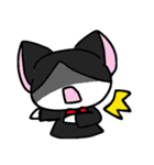 丁寧なご挨拶のスタンプ！黒猫執事がお届け（個別スタンプ：17）