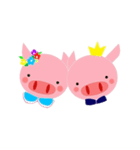 こぶたのプーキー王子とプッティー姫（個別スタンプ：6）