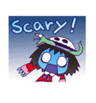 Horror girl Hebilotte (English version)（個別スタンプ：11）