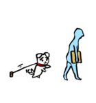 哀し気な犬（個別スタンプ：3）