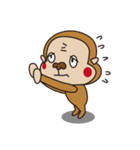 モンキー（個別スタンプ：4）