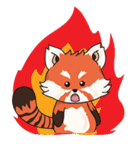 Little Tipsy the Red Panda（個別スタンプ：37）