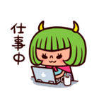 悪魔系女子（個別スタンプ：16）