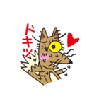 占いキツネ、ゴンのスタンプ。（個別スタンプ：4）