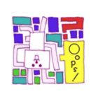 あにまるタイル 英語ver.（個別スタンプ：18）