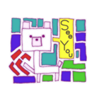 あにまるタイル 英語ver.（個別スタンプ：38）