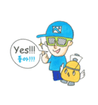 マッコリマン(ハングル表記あり）（個別スタンプ：5）