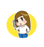 普通女子の日常（個別スタンプ：17）