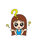 Bob hair girl in LINE（個別スタンプ：26）