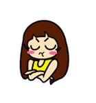 Bob hair girl in LINE（個別スタンプ：38）