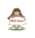 J girl  (Practical  English)（個別スタンプ：31）