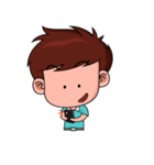 Chibi Dream Team - Tom and Jane (en)（個別スタンプ：19）