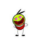 Bug green ball #English（個別スタンプ：37）