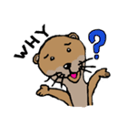 愛しのカワウソちゃん（個別スタンプ：15）