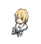 制服少女の日常会話（個別スタンプ：14）