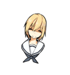 制服少女の日常会話（個別スタンプ：15）