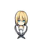 制服少女の日常会話（個別スタンプ：16）