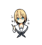 制服少女の日常会話（個別スタンプ：22）