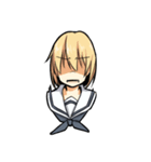 制服少女の日常会話（個別スタンプ：23）